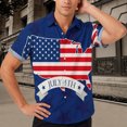 thumbnail image 4 of Casual Shirt For Patriotic Holiday Comfortable Breathable Relaxed Fit Short, For Everyday Rotation, 4 of 6