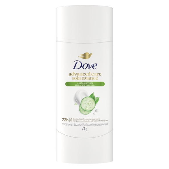Dove Advanced Care Antiperspirant Deodorant Stick Cool Essentials, 74 g