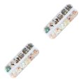 thumbnail image 3 of Thinsony Natural Conch Chip Nail Sticker Set High Brightness Nail Decals Kit Manicure Beauty Supplies 1 2Set, 3 of 6
