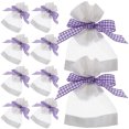 thumbnail image 2 of 10pcs Empty Lavender Sachet Bags Refillable Fragrance Pouches with Visible Design, 2 of 8