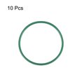 thumbnail image 2 of Fluorine Rubber O Rings, 41mm OD, 37mm Inner Diameter, 2mm Width, Seal Gasket Green 10 Pcs, 2 of 3