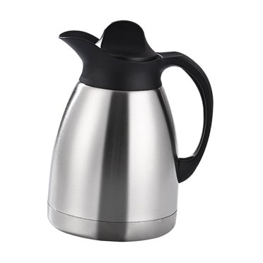 jifeng Carafe Thermique à Café en Acier Inoxydable Théière Pichet pour Liquides Chauds Jus Fête 1L