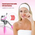 thumbnail image 2 of Eyelash Curler Refills Flexible Replacement Pads Rubber Solid Fine Workmanship Heavy-duty Practical Replace the Adhesive Strip Red (Four), 2 of 5
