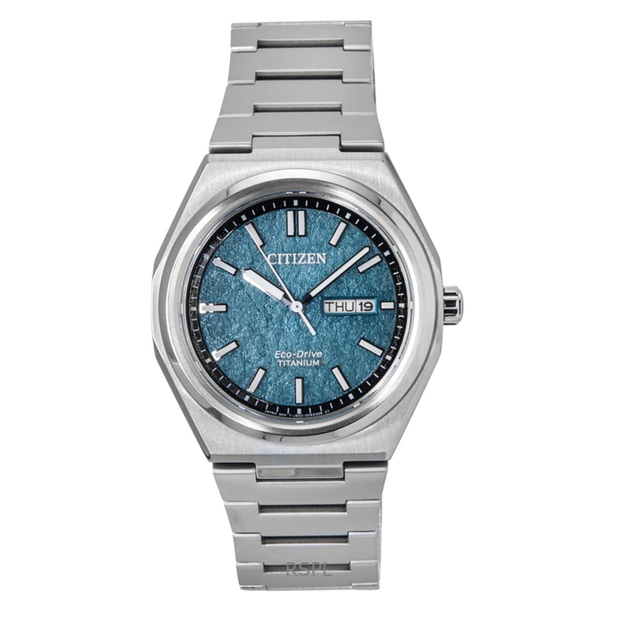 citizen 海外限定モデル ZENSHIN AW0130-85X チタン Citizen Zenshin Super Titanium Green Dial Eco-Drive AW0130-85X