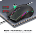 thumbnail image 3 of Gaming Mouse, Wired Ergonomic Gaming Mice with 7 Programmable Buttons, Chroma RGB 6 Back light & Adjustable 6400DPI for Windows PC Gamers, 3 of 6