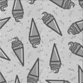 thumbnail image 1 of Ahgly Company Tapis d'Intérieur Lavable à la Machine, Carré, Transitionnel, Gris, Tapis de Zone, 6 Pieds Carré, 1 of 7