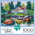 thumbnail image 1 of Buffalo Games Darrell Bush Le puzzle Cottage Retreat en 1000 pièces, 1 of 3