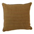 thumbnail image 1 of Coussin de Sol Carré en Tapisserie à Motif à Double Cordon de 25 Pouces avec Insert, Vichy d'Automne, 1 of 1