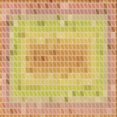 thumbnail image 1 of Ahgly Company Machine Washable Indoor Square Transitional Chrome Gold Yellow Area Rugs, 4' Square, 1 of 7