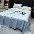 thumbnail image 2 of Sentmoon Queen Size Sheets Full Size Bed Sheets Crisp Comfortable Solid Color Ease Friendly Washable Sheets Luxurious Silk Bedding, 2 of 7