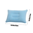 thumbnail image 3 of W-539 Blue Large Inflatable Plush Rectangular Napping Pillow For Outdoor Camping Travel Comfort Cushion Pvc Material #t752t, 3 of 7