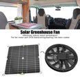 thumbnail image 4 of Solar Panel Fan Kit, Weatherproof Solar Powered Fan Solar Panel and High Speed Exhaust Fan DIY Cooling Ventilation Project for Chicken Coop, Greenhouse, Dog House, 4 of 9