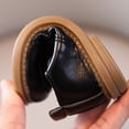thumbnail image 4 of Wdgfv Chaussures de Randonnée pour Garçons Mode Automne Espadrilles Décontractées pour Garçons Semelle Épaisse Bout Rond Fermeture à Boucle Non Légères Confortables Chaussures de Marche Quotidiennes Noires 2-2,5 Ans, 4 of 4