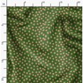 thumbnail image 2 of Soimoi Green Poly Georgette Fabric Shells Ocean Print Sewing Fabric Yard 42 Inch Wide, 2 of 6