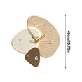 thumbnail image 3 of Modern Wall Clock for Living Room Decor - Silent Non-Ticking Quartz Hanging Clock with LED Light - Analog Digital Battery Operated Wooden Frame Clock for Bedroom Office Kitchen Dining Room Home, 3 of 9