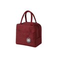 thumbnail image 1 of Cooler Bag Insulation Bag Waterproof Portable Zipper Warm Lunch Bag red, 1 of 5