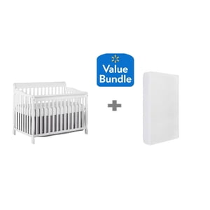 Concord Baby Sara 4 en 1 Crèche convertible blanche + Matelas bonus Twinkle TwinKle