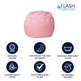 thumbnail image 4 of Small Light Pink Dot Kids Bean Bag Chair, 4 of 9