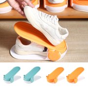 Wzzjkit Shoe Slots Organizer, Shoe Rack Shoe Organizer 50% Space-Saving Storage Shoe Organizer for Closet, Shoe Stacker Shoe Slots Double Stack Shoe Holder