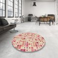 thumbnail image 4 of Ahgly Company Tapis d'Intérieur Lavables en Machine, Ronds, Transitionnels, Dorés à la Vanille, Ronds de 5', 4 of 7