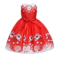 thumbnail image 3 of WEAIXIMIUNG Robes Filles 5T Yindu Robes Enfants Enfant Filles Robe de Concours Robe de Noël Danse Fête Robe 6-7 Ans, 3 of 4