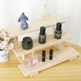 thumbnail image 1 of NUAHRHY Wood Cologne Organizer Easy to Install Versatile Perfume Display Riser Stand Sturdy Lotion Shelf Organizer Stand Practical Display Stand Riser Shelf for Makeup Jewelry, 1 of 8