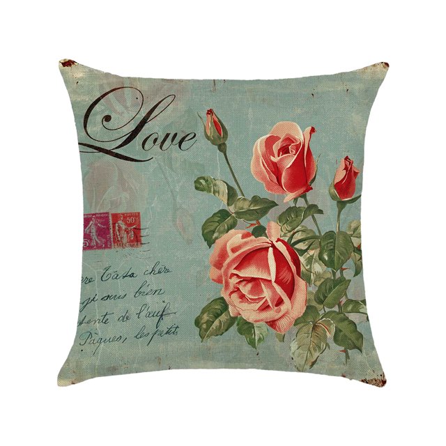 mmirethe Wide Application Cushion Covers For Coordinated Home Easy To Change Pillowcase kztym001-2 1Set