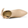 thumbnail image 4 of Unique Bargains Women's Pointed Toe Heel Side Ankle Stiletto Boots, 4 of 6