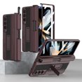 thumbnail image 1 of Galaxy Z Fold 4 Case 2022, Allytech Phone Case for Samsung Galaxy Z Fold 4 with S Pen Holder, Kickstand Magnetic Coverage Front Glass All-Inclusive Case for Samsung Z Fold 4, Winered, 1 of 8