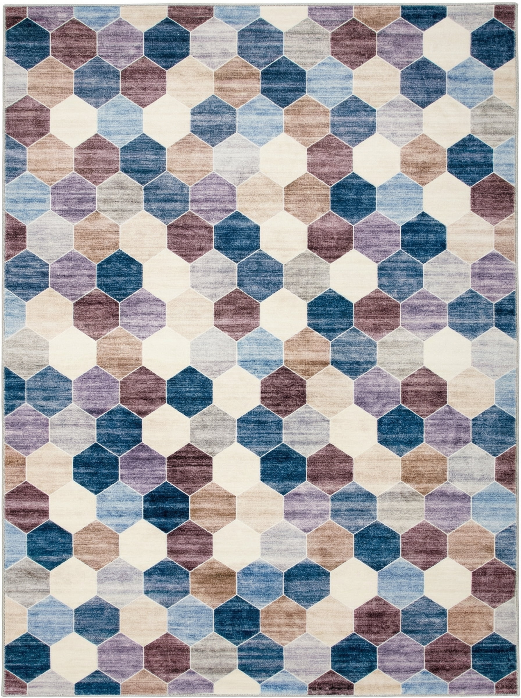 Tapis d'intérieur géométrique à carreaux Rug Branch