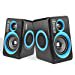 thumbnail image 2 of RECCAZR SP2040 Haut-Parleurs d'Ordinateur Surround avec Basses Profondes Haut-Parleur Multimédia Alimenté par Fil USB pour PC/ordinateurs Portables/téléphone Intelligent avec 4 Haut-Parleurs Intégrés à Diaphragme (Bleu), 2 of 10