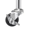 thumbnail image 5 of Étagère en fil métallique à 5 niveaux Supreme Whitmor - Support de rangement robuste sur roulettes, chrome, 5 of 5