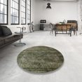 thumbnail image 4 of Ahgly Company Machine Washable Indoor Rectangle Industrial Modern Khaki Green Area Rugs, 2' x 3', 4 of 7
