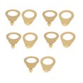 thumbnail image 1 of 10PCS Guitar Knobs Pointer Indicator Plate Iron Guitar Potentiometer Indicator Spacer ForElectric Guitar, 1 of 8