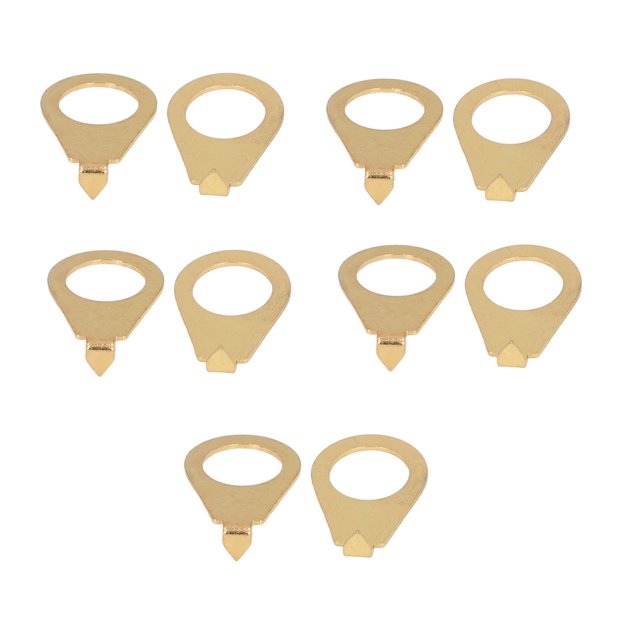 10PCS Guitar Knobs Pointer Indicator Plate Iron Guitar Potentiometer Indicator Spacer ForElectric Guitar