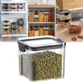 thumbnail image 1 of Airtight Food Storage Containers With Lids Kitchen Pantry Organization And Storage Plastic Scale Food Canisters For Cereal Flour Sugar Dry Food, 1 of 9