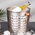 thumbnail image 3 of 3L Portable en Acier Inoxydable Seau à Glace Conteneur Champagne Baril avec Poignée pour la Maison Bar Utilisation, 3 of 10