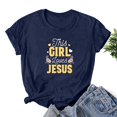thumbnail image 1 of EGNMCR T-Shirt de Pâques Femmes Chemises Imprimé de Pâques Imprimé Manches Courtes Décontracté Ample Haut Manches Courtes Col Rond Haut/chemise T-Shirts pour Femmes, 1 of 3