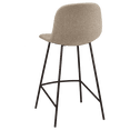 thumbnail image 4 of Bouclair Tabouret de Bar en Tissu Beige et Métal, 4 of 8