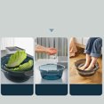 thumbnail image 3 of Plastic Wash Basin with Handles, Portable Dish Tub for Kitchen, Bathroom, Laundry Thick and Durable Easy to Clean Practical and Convenient Design for Household, 3 of 8