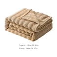 thumbnail image 3 of Tyidzon Throw Blanket Solid Colour Flannel Rabbits Hair Blanket Nap Cover Blanket Heavy Sofa Blanket Velvet Blanket, 3 of 8