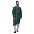 thumbnail image 1 of Atasi Kurta Pyjama Uni pour Hommes à Col Mandarin Kurta Pyjama Ethnique, 1 of 5