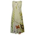 thumbnail image 5 of SMihono Robes d'Été Bohémiennes pour Femmes Grande Taille Mode Décontractée Sexy Col Carré Imprimé Robes d'Été Sans Manches Robe Pull, 5 of 5