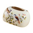 thumbnail image 3 of ziyahi Elegant Tissue Box Cover Organizer for Office Desk and Table Countertop Bird Flower, 3 of 9