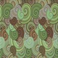 thumbnail image 1 of Ahgly Tapis d'Intérieur Lavable en Machine Carré Transitionnel Chêne Brun, 5 Pieds Carré, 1 of 7