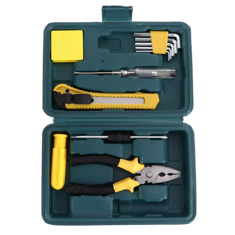 HLONK 1 Set Multifunction Hand Tools Kit Household Repairing Combination Tool