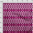 thumbnail image 2 of oneOone Cotton Silk Fabric Geometric Ikat Printed Fabric 1 Yard 42 Inch Wide, 2 of 4