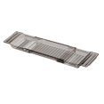 thumbnail image 2 of Lipstore Bathtub Tray Basket Extendable Simple Drain Bath Shelf for Candle Book Towel Gray, 2 of 8