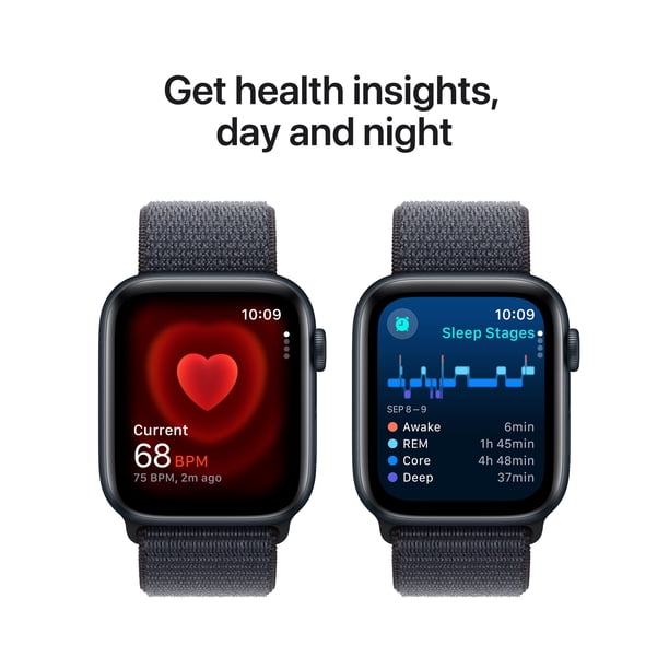 Apple Watch SE2 40mm GPS Midnight Aluminum Case with Ink Sport