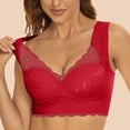 thumbnail image 3 of Timegard 2pc Plus Size Bras for Women No Underwire Lace Full Support Back Smoothing Comfort Daily Bras, 3 of 6